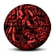 thumbnail image 2 of Balón de Baloncesto de Goma Premium chaos animal print rojo Talla 7, 2 of 2