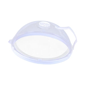 Magideal - Cubierta De Microondas Para Alimentos, Tapa De Plato De Microondas, Utensilios De Cocina Transparentes, Multiusos Con Mango Y Cubierta De Cúpula Para , Con Drenaje