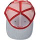 thumbnail image 2 of Gorra ARIAT Shield estilo camionero gris con rojo, talla única, 2 of 3