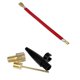 thumbnail image 3 of Manguera de extensión de la bomba + kit de inflado de la bola Presta a adaptador de la válvula Schrader, 3 of 4