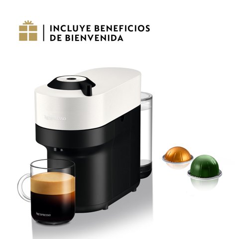 Cafetera Nespresso Vertuo Pop Blanca