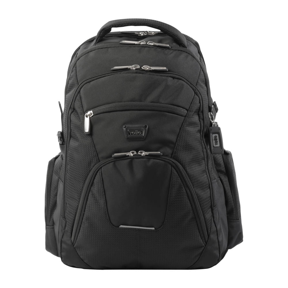 Mochila Ejecutiva Totto Polixan 2.0 Porta Notebook Black