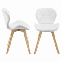 Habita2 Chile - Pack 2 Sillas Radar Wood Blanca