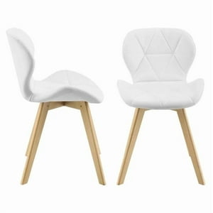 Habita2 Chile - Pack 2 Sillas Radar Wood Blanca