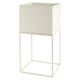 thumbnail image 1 of Macetero Metal Blanco 28X28X55, 1 of 2