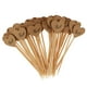 thumbnail image 2 of 50X Vintage Kraft Papel Heart Cupcake Topper Picks Picks Decoración De La Boda Amor, 2 of 5