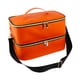 thumbnail image 1 of Organizador De Esmalte De U?as Caja De Secador De U?as Transpirable De Doble Capa Para Mujeres En El Hogar Naranja, 1 of 5