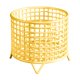 thumbnail image 1 of Cesta Redonda De Alambre De Metal, Cesta De Almacenamiento De Malla Resistente Para El Hogar, Lavandería, Inodoro, Color Dorado, 1 of 5