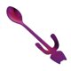 thumbnail image 1 of Cuchara de café de acero inoxidable Cuchara de café Helado Pastel de té Sopa Cuchara Púrpura, 1 of 5