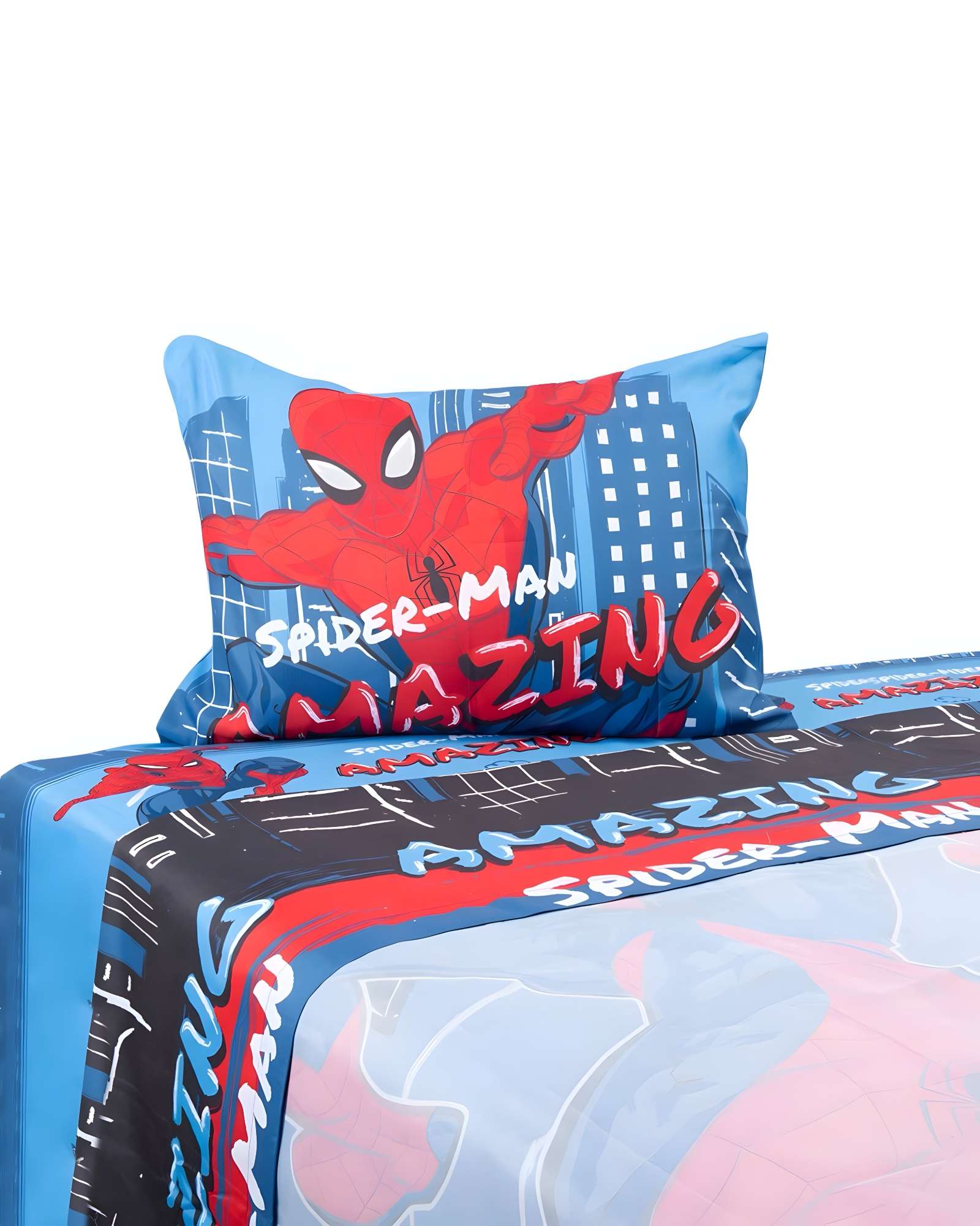 Genérico - Sabana Con Diseño Niña Niño Plaza Y Media A4