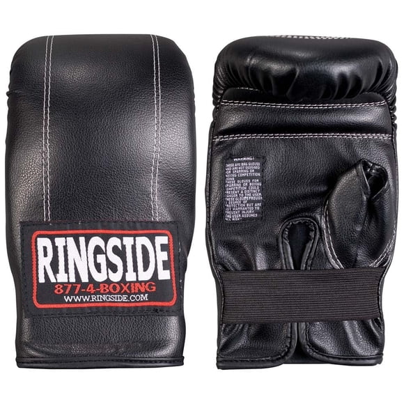 Guantes para bolso Ringside Econo Regular de piel sintética negra