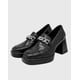 thumbnail image 3 of Zapato para mujer con taco y cadena Negro, 3 of 4