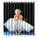 thumbnail image 1 of Cortina de ducha de la famosa Marilyn Monroe, juego de cortina de baño con ganchos, tamaño 66 x 72 pulgadas, 1 of 3