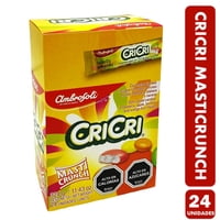 Ambrosoli - Cricri Masticrunch - Masticables De Colores (Caja Con 24 Un)