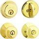 thumbnail image 1 of Pomo de puerta y cerrojo SCHLAGE Plymouth, latón brillante, 44 mm, 1 of 3
