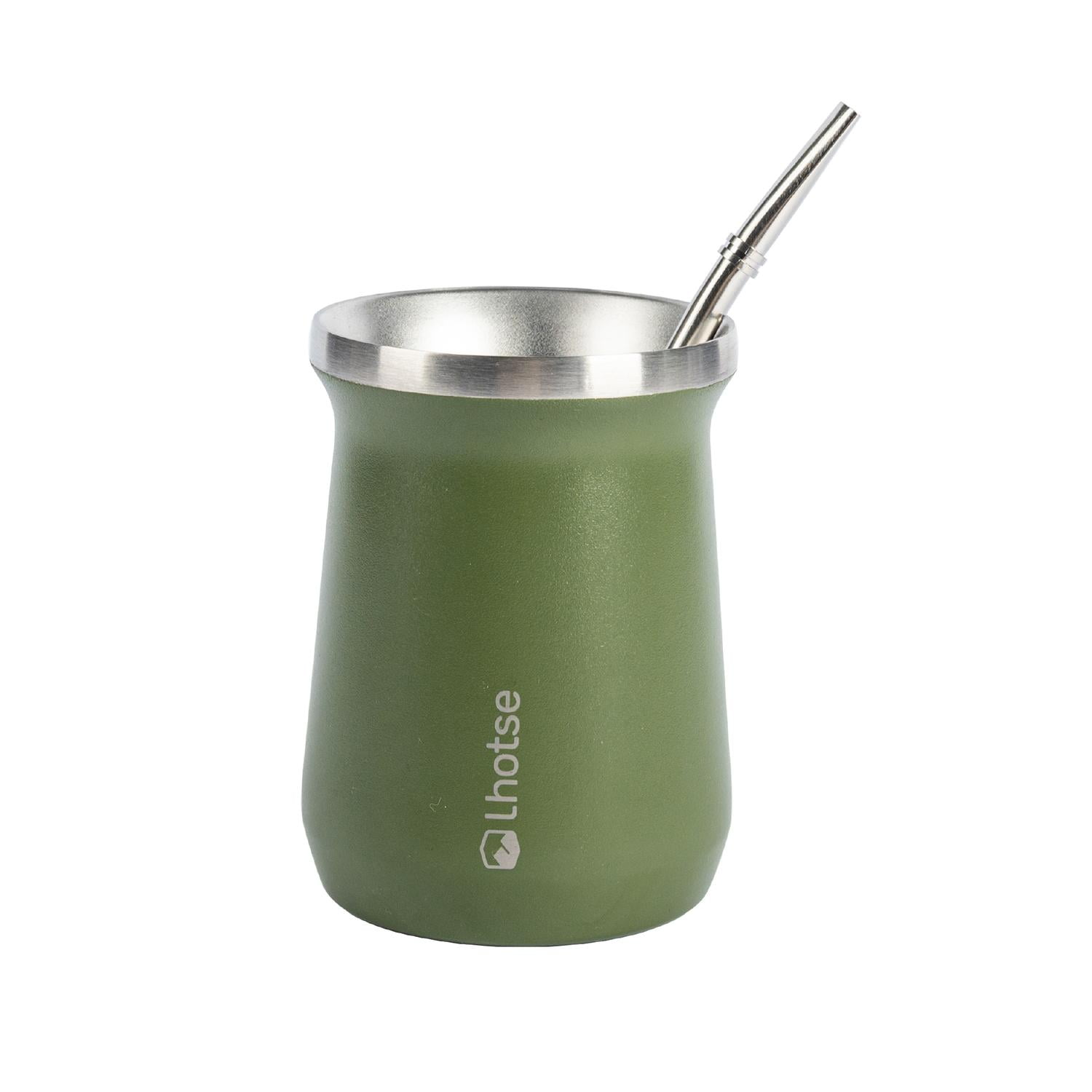 Mate Acero Inoxidable Con Bombilla Lhotse Verde