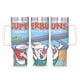 thumbnail image 1 of Superbuns Vaso aislado de acero inoxidable con asa, diseño temático, regalo para familia, amigos y fans; incluye pajita y encaja en el portavasos estándar, 40 oz, 1 of 6