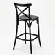 thumbnail image 2 of Taburete Crossback Light Negro 65cm, 2 of 2