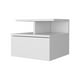thumbnail image 1 of Velador Flotante 1 Cajón Fm-007b - Blanco, 1 of 7
