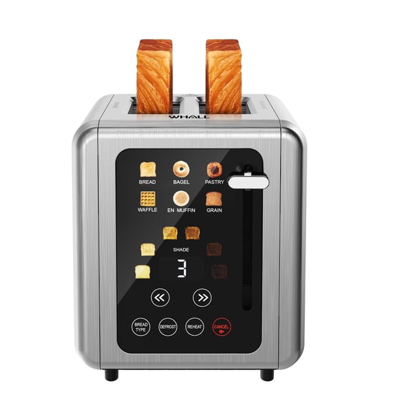 Toaster Pantalla Táctil De Acero Inoxidable De 2 Cortes Color Plateado