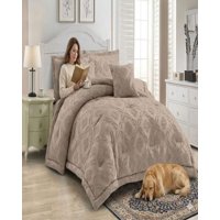 Todo Para El Hogra - Cubrecama Quilt Texturizado Incluye Fundas Diseño Flores Plaza Y Media