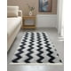 thumbnail image 3 of Alfombra Con Relieve Diseño Jacquard Antideslizante 150x200 Cm, 3 of 7