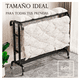thumbnail image 3 of Perchero Organizador Metalico Doble Con Ruedas 120cm Ropa, 3 of 8
