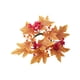 thumbnail image 3 of Anillo De Vela De Acción De Gracias, Anillos De Vela De Otoño Para Barra De Granja De Mesa, Naranja, Amarillo, 3 of 5