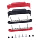 thumbnail image 2 of Bloque De Distribución De Energía Con Cubierta, Barra Colectora De Batería De 12V Para Coche, RV, Camión, 1 Par, Rojo Y Negro, 2 of 3