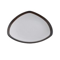 Plato Yanco Rockeye Ro-307 Triangular De 7 Pulgadas, Dos Tonos, Paquete De 36