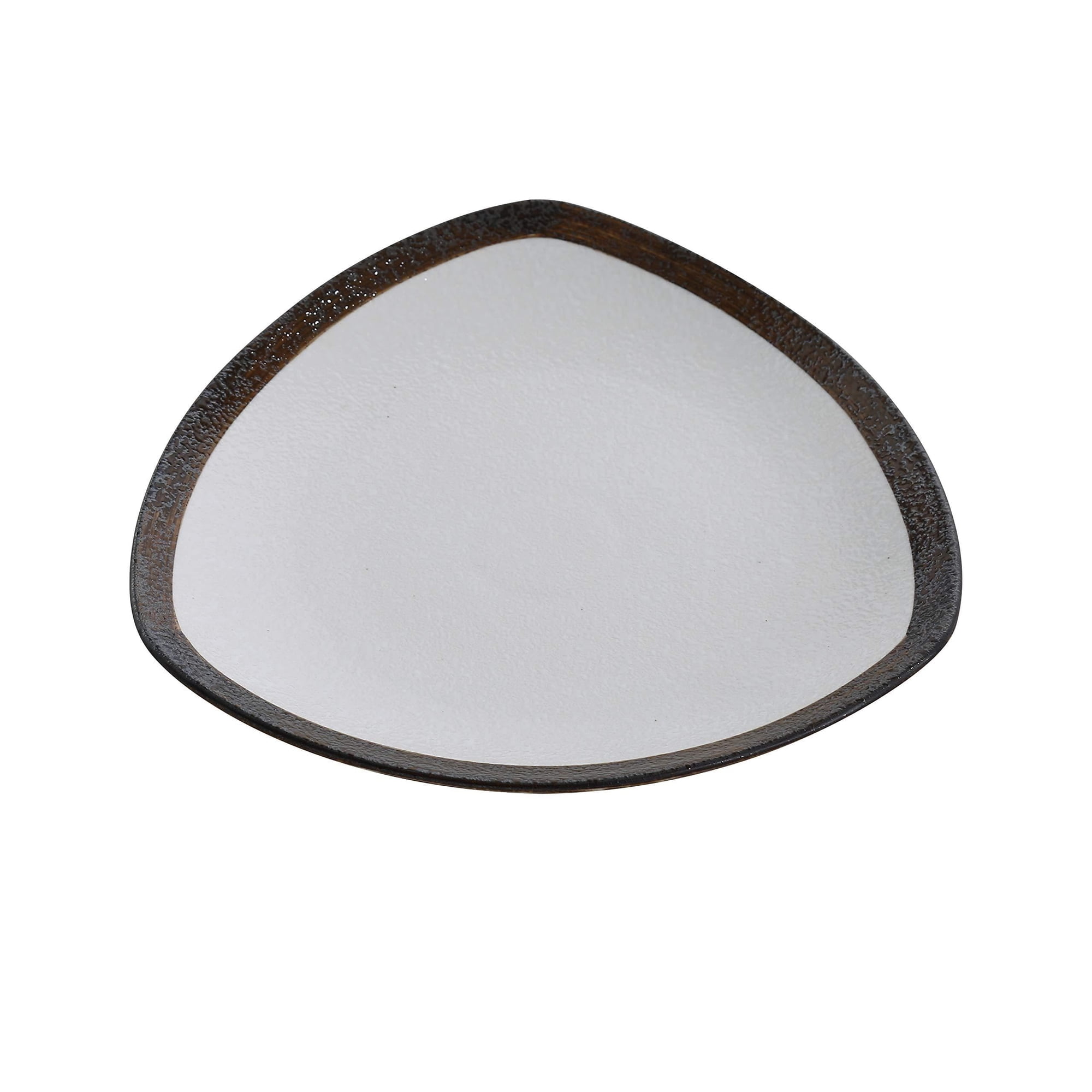 Plato Yanco Rockeye Ro-307 Triangular De 7 Pulgadas, Dos Tonos, Paquete De 36