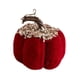 thumbnail image 5 of Calabaza De Franela Para Decoración De Mesa De Otoño, Calabaza Artificial Para Sala De Estar, Color Rojo, 5 of 5