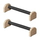 thumbnail image 2 of Barra de empuje 2x Paralletas Anti slip estable Manijas de flexión estable Manjas de empuje de madera resistente para hombres Ejercicio de entrenamien 40 cm, 2 of 5