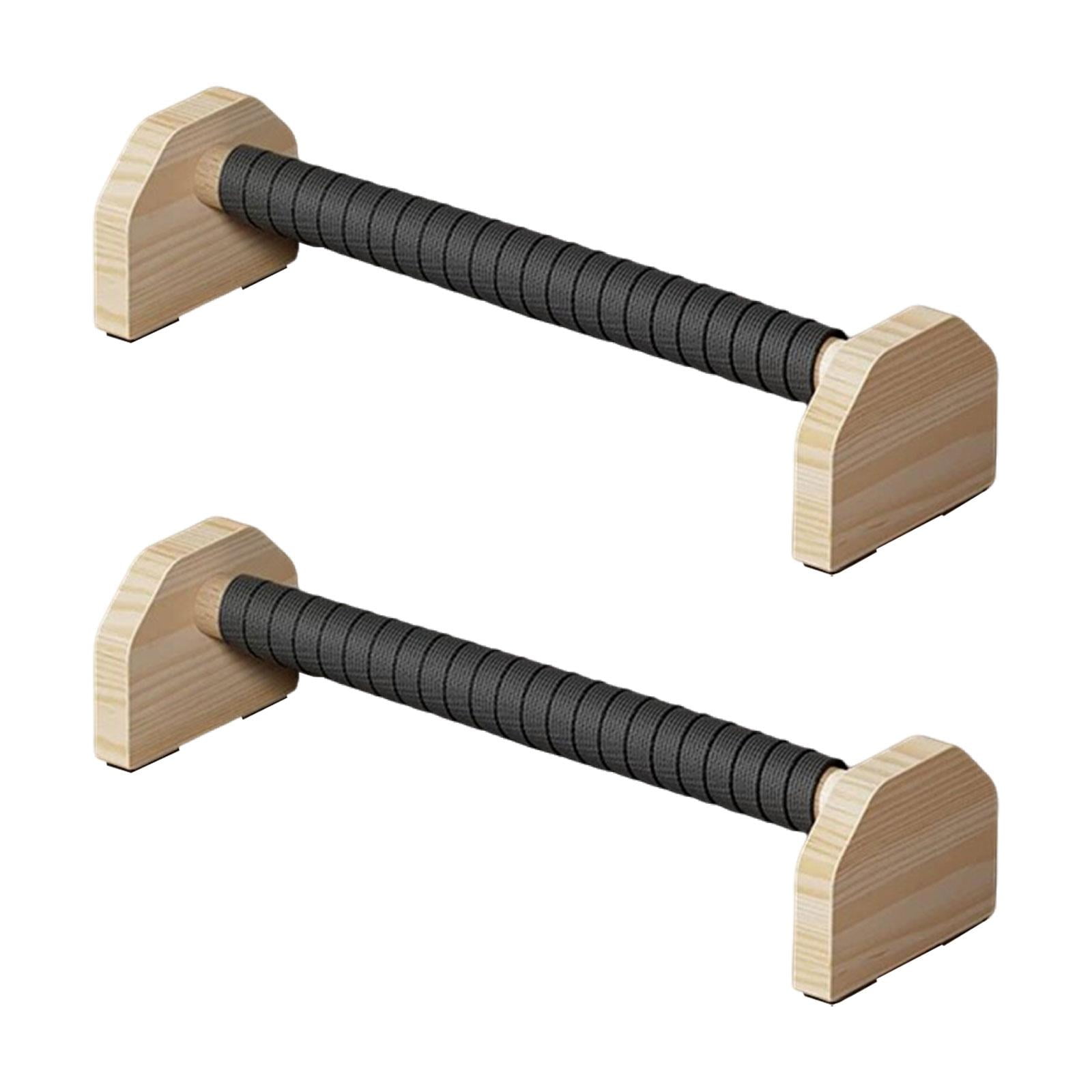 Ioensy - 2 Barras De Flexiones Para Hacer El Pino, De Madera Antideslizante, Para Hombres Y Mujeres, Para Gimnasia, Entrenamiento, 40 Cm