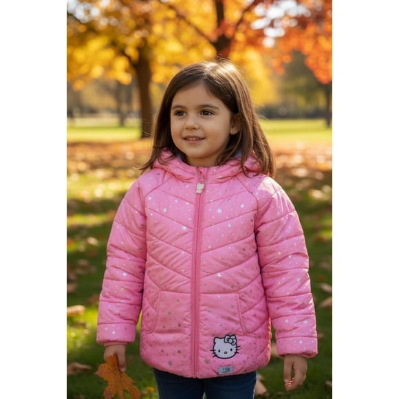Parka Niña Hello Kitty rosa 3