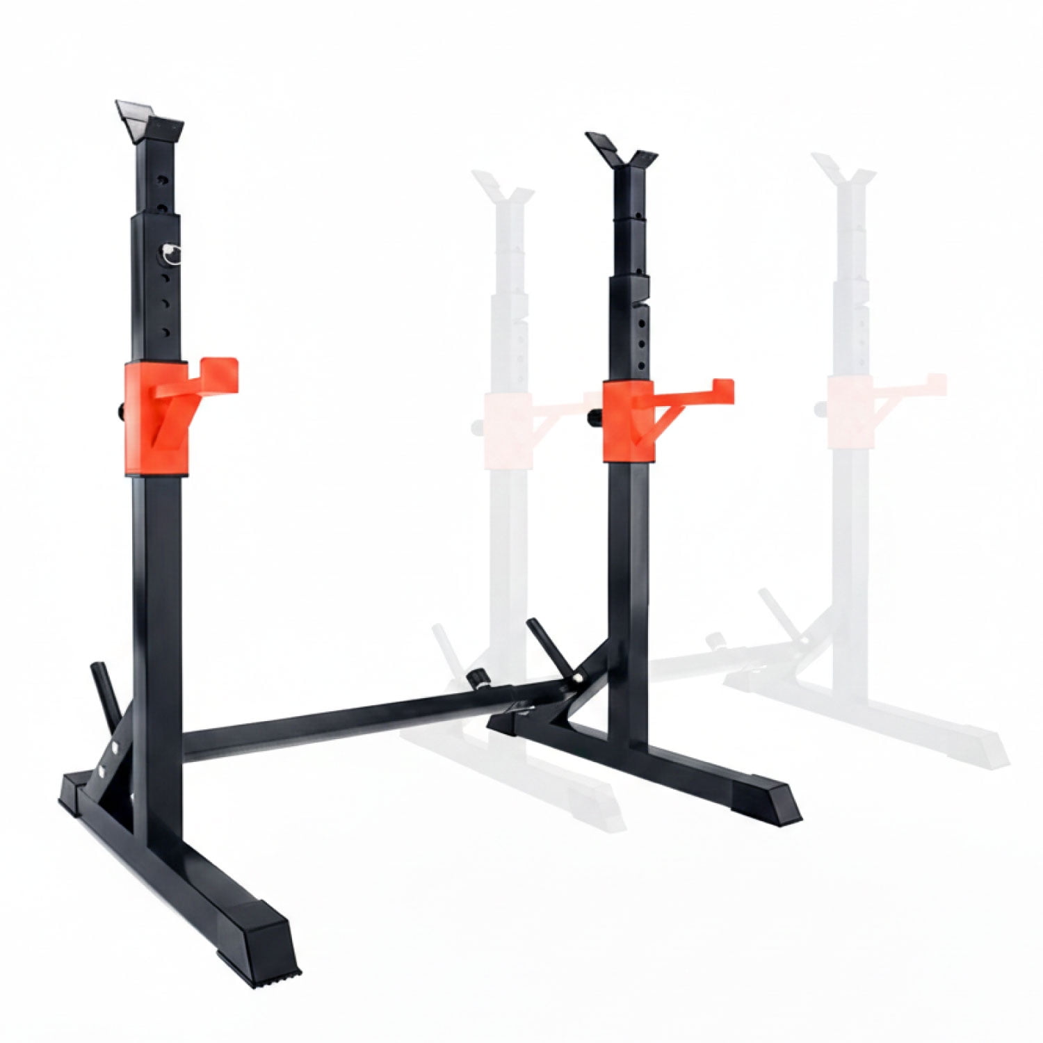 Sportime - Atril Rack Squat Sentadillas Ajustable Para Barra
