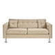 thumbnail image 1 of Sofa New Retro 3c Felpa 12 Beige, 1 of 6