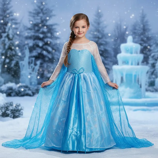 Disfraz Película Frozen Ana y Elsa