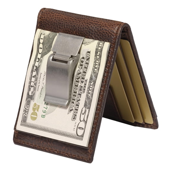 Billetera House of Jack Co. Deacon Marrón con Clip de Dinero