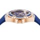 thumbnail image 3 of Reloj de Cuarzo a la Moda para Mujer con Adornos de Pedrería Multicolor, Caja de Acero Inoxidable, Correa de Silicona Suave, 3 of 12