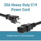 thumbnail image 2 of Cable de alimentación CablesAndKits 1,8 m 20 A/125 V 12 AWG, 2 of 7