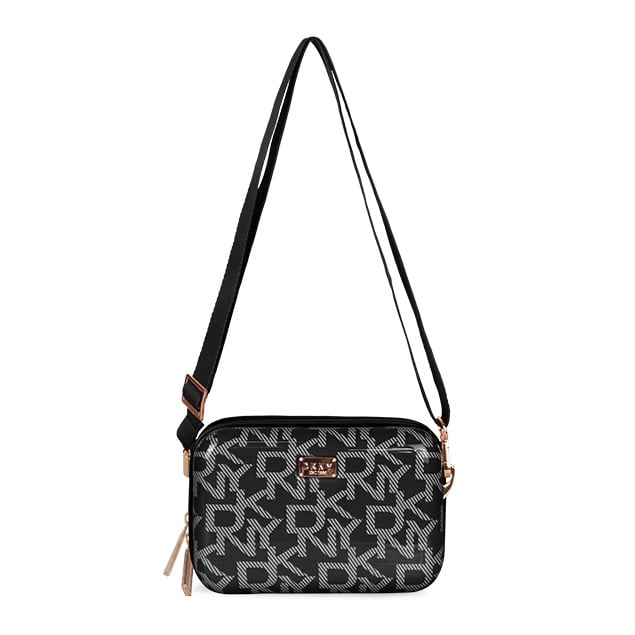 Donna Karan Dkny - Cartera De Fiesta Signature Negro-blanco