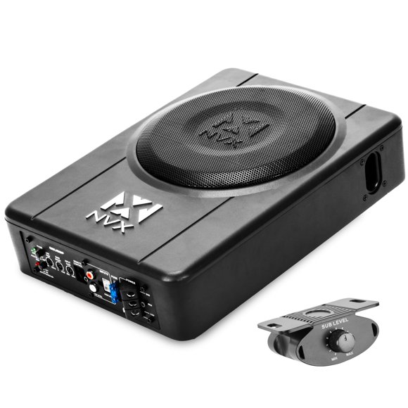 Subwoofer NVX de 20 cm, portado bajo el asiento, 300 W