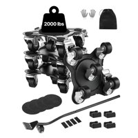 Furniture Dolly Vevor, Carga Máxima De 1200 Libras Con 5 Ruedas