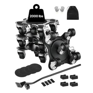 Furniture Dolly Vevor, Carga Máxima De 1200 Libras Con 5 Ruedas