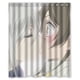 thumbnail image 1 of Cortina de ducha Kamisama Kis, juego de cortinas de baño con ganchos, tamaño 60 x 72 pulgadas, 1 of 3
