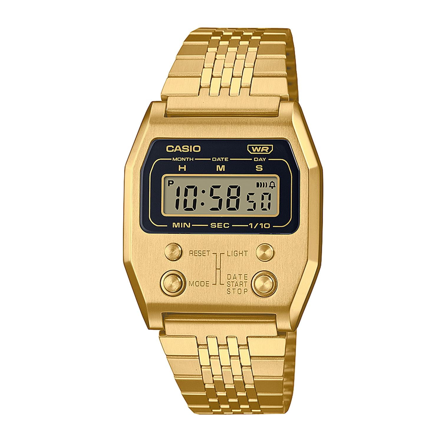 Reloj Casio A1100g-5df Acero Unisex Dorado Dorado