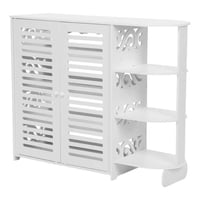 Importclick - Mueble Zapatero Organizador Hogar 4 Niveles Blanco