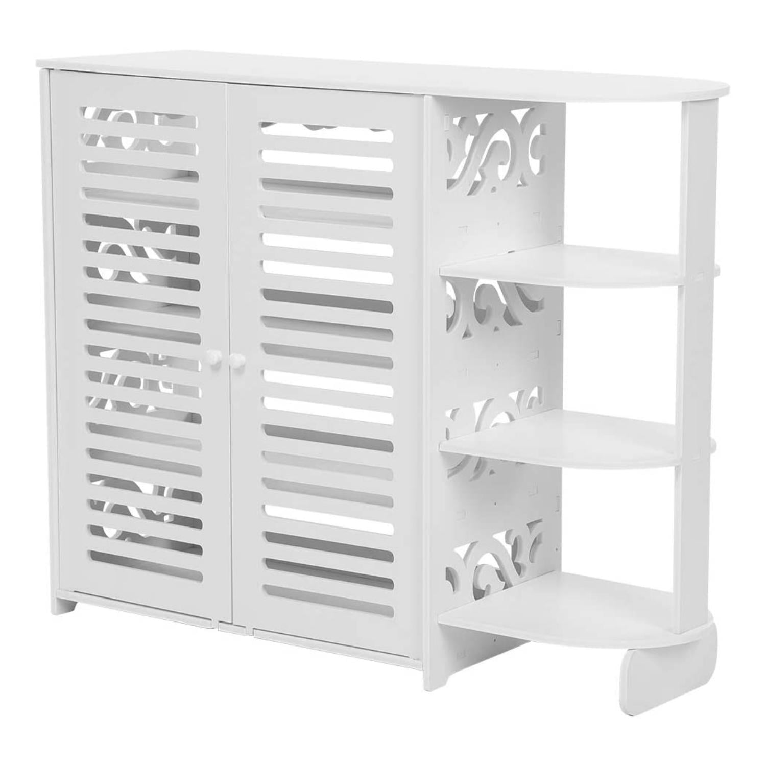 Importclick - Mueble Zapatero Organizador Hogar 4 Niveles Blanco