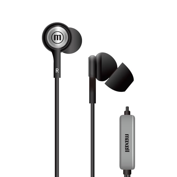 Audífonos Maxell IN-TIPS Con Micrófono In Ear Negro